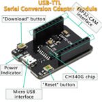 ESP32 Cam Programmer Micro USB TTL Type C Shield Download Upload Power Base Board Adapter ESP32Cam - Image 3