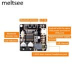 Modul Bluetooth BT 5.0 Audio Receiver VHM 314 Micro USB Type C Stereo AUX Module Board Case Kotak - Image 4