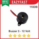 Speaker Buzzer Active Aktif Beep 3v 5v 12v 3 5 12 V Volt Continues Alarm High Decibel High Quality Super Loud