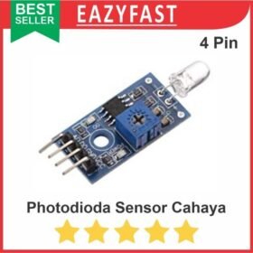 Modul Sensor Cahaya 3 4 P Pin Kaki LED Photo Diode Light Sensor Arduino ESP Compatible Module Photodioda 3P 4P
