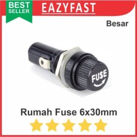 Fuse Holder Panel Rumah Sekring Kaca Tabung Besarl 6x30 6x30mm 6 x 20