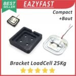 Bracket Dudukan Sensor Berat Timbangan Loadcell Load Cell 25 Kg Compact Case Arduino Compatible