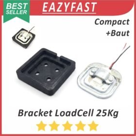 Bracket Dudukan Sensor Berat Timbangan Loadcell Load Cell 25 Kg Compact Case Arduino Compatible
