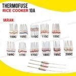 Thermofuse Magic Com Jar 170 172 175 180 185 C 10A Thermal Thermo Fuse - Image 2