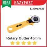 Rotary Cutter 45mm Besar Kain Kulit Kertas Vinyl Film Roda Putar