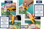 Rotary Cutter 28mm Kecil Kain Kulit Kertas Vinyl Film Roda Putar - Image 3