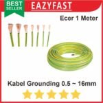 Kabel Ground NYA NYAF Grounding Arde GND Kuning Tunggal Single Serat