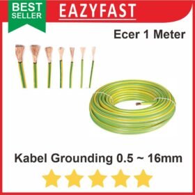 Kabel Ground NYA NYAF Grounding Arde GND Kuning Tunggal Single Serat