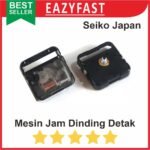 Mesin Jam Dinding Seiko SKP Japan Taiwan Quartz Detak Sweep Silent