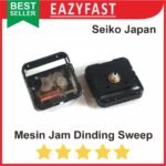 Mesin Jam Dinding Seiko SKP Japan Taiwan Quartz Detak Sweep Silent - Image 2