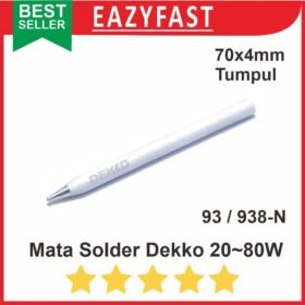 Mata Solder Dekko 40w 40 Watt DS-40N Original Korea Tumpul 3.8mm 75mm