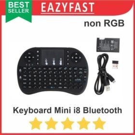 Keyboard Mini Wireless Bluetooth Android Smart TV BOX KODI DVR CCTV i8