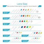 LED Kotak Persegi 2x5x7mm 5mm Diffused Merah Hijau Biru Kuning Putih Red Green Blue Yellow White 5 mm - Image 3