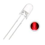Lampu LED 5mm Warna Clear Bening Merah Hijau Biru Kuning Orange Putih Red Green Blue Yellow White 5 mm Transparan Transparent Clean - Image 5