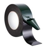 Double Foam Tape Busa Sponge Hitam Hijau 1 Inch 24mm 5m Lakban Isolasi Selotip Esolasi Lem Tebal - Image 2