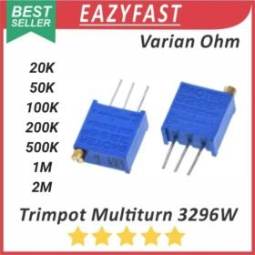 Trimpot Multiturn Trimmer 20K 50K 100K 200K 500K 1M 2M 20 50 100 200 500 K Ohm 203 503 104 204 504 105 205 3296 W 3296W Mutli Turn
