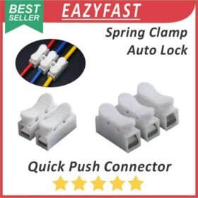 Quick Connect 2 3 Kabel Wire Push Fit Connector Spring Lock Terminal Sambungan Kabel Listrik CH-2 CH-3