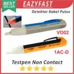 Test Pen Non Contact AC Voltage Contacless Detector Kabel Putus Testpen Tespen Bunyi Tanpa Sentuh
