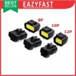 Konektor AMP 12p 12 Pin Kaki Waterproof Connector Anti Socket Kabel - Image 3