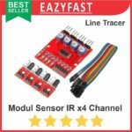 Modul Sensor Robot Line Follower Tracer 4 Channel Infrared Robot