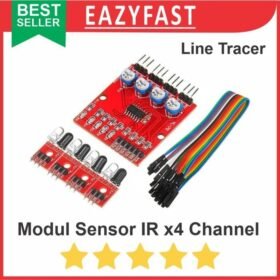 Modul Sensor Robot Line Follower Tracer 4 Channel Infrared Robot