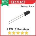 Photo Dioda LED IR Infra Red Merah Transmitter Receiver RX TX 2 3 Pin 2P 3P 5mm Emitter Pemancar Penerima Remote TV AC - Image 4