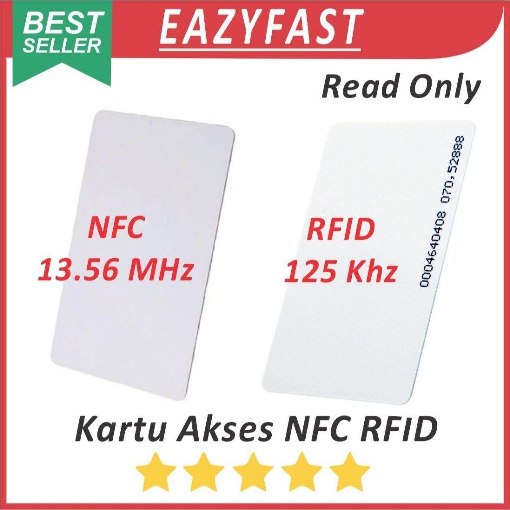 ginee_20260521122257739_4161063170.jpeg Kartu RFID 125 Khz NFC 13.56 Mhz RF ID 125khz 13.56Mhz Proximity Card Absen Pintu Akses Read Only - Image 1