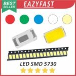 Lampu LED SMD Chip 5730 Merah Hijau Biru Kuning Putih Red Green Blue Yellow Warm Cold White 0.5W 3.2-3.4V