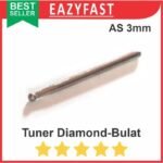 Mata Tuner Diamond Bor Gerinda Mini Lancip Bulat Oval Rata Silinder 3mm Grafir Engraver Ukir Engraving Engrave - Image 2