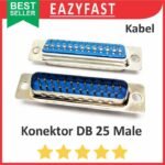 Konektor DB25 Male Female Cover Parallel LPT Port DB 25 Connector Jack Socket Kabel Case Casing - Image 3