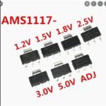 IC Chip DC Voltage Regulator AMS1117 ADJ 1.2 1.5 1.8 2.5 3.3 5 V Volt 1A 1 A Ampere AMS 1117 SMD SOT-223 1.2V 1.8V 2.5V 3.3V 5V 78XX - Image 3