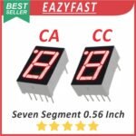 Display LED Seven Segment 0.56 Inch 0.56" CA CC Common Anode Cathode Comon Komon Anoda Katoda 7 Segmen 5161AS 5161BS 5161 AS BS