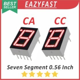 Display LED Seven Segment 0.56 Inch 0.56" CA CC Common Anode Cathode Comon Komon Anoda Katoda 7 Segmen 5161AS 5161BS 5161 AS BS