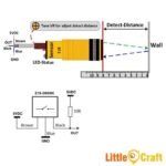 Infrared Proximity Sensor Jarak Optical Distance Switch E18-D80NK - Image 3
