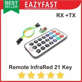 IR Remote Control Infrared Infra Red Merah 21 Key Tombol Arduino