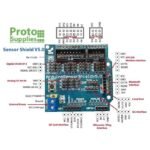 Arduino Uno Sensor Shield V5.0 Compatible - Image 4