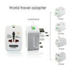 Universal World Adaptor Steker Converter Colokan Stop Kontak US EU UK - Image 2