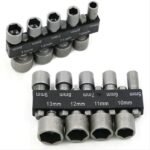 Mata Bor Obeng Kunci Shock Set 9 Pcs Hex Shank 1/4 Sok Sock Ring Pas - Image 3