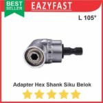 Adapter Mata Bor Obeng Hex Shank Siku Belok L Angle Extension Socket
