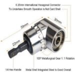 Adapter Mata Bor Obeng Hex Shank Siku Belok L Angle Extension Socket - Image 2