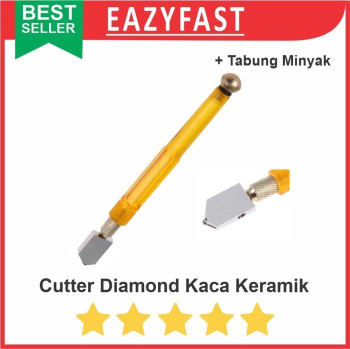 ginee_20250904144759291_4974054820.jpg Cutter Diamond Alat Potong Kaca Keramik Kater Kramik Glass Ceramic - Image 1