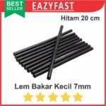 Refill Lem Tembak Lilin Bakar Batang Kecil 7mm Hitam Glue Gun Stick Black