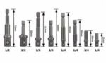 Adapter Mata Bor Obeng Hex Shank 1/4 Kunci Shock Sock Sok Set 8 Pcs - Image 2