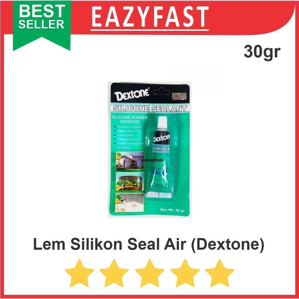 ginee_20251006105234682_5484620822.jpeg Lem Sealant Silicone Rubber Dextone Lem Bocor Air Seal Bening Clear - Image 1