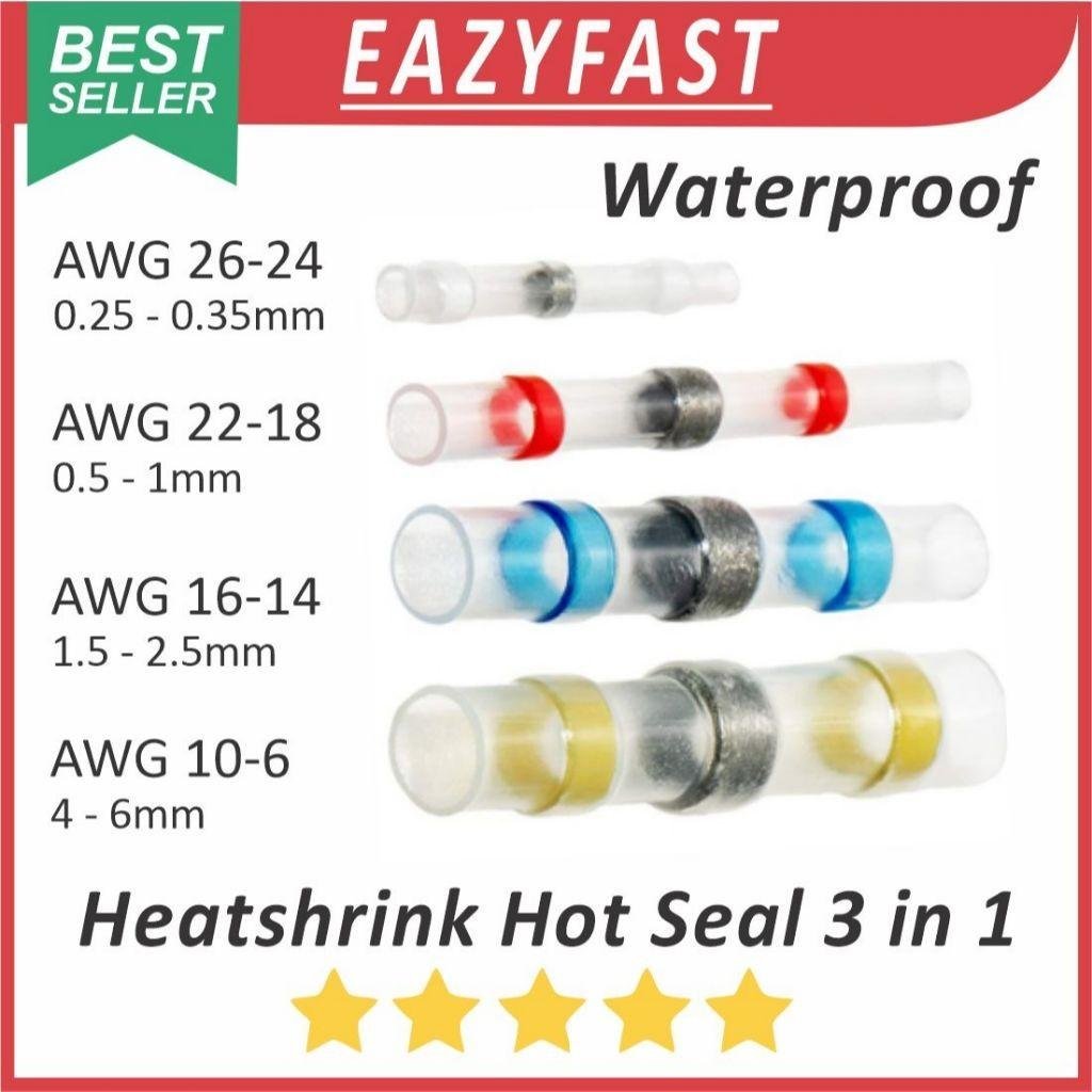 ginee_20260306142632459_7352654180.jpeg Heatshrink Timah Waterproof Hot Seal 3 in 1 Heat Shrink Hotseal Wire Tubing Solder Selang Kabel Bakar - Image 1