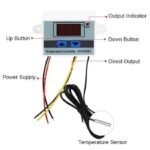 Modul Thermostat W3001 12V 24V DC 220V AC Inkubator Atur Suhu Temperature Otomatis W 3001 Adaptor Aki PLN - Image 2