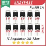 IC Chip DC Voltage Regulator LM 78XX 7805 7806 7808 7809 7810 7812 7815 7818 7824 5V 6V 9V 12V 24V 5 6 9 12 24 V Volt