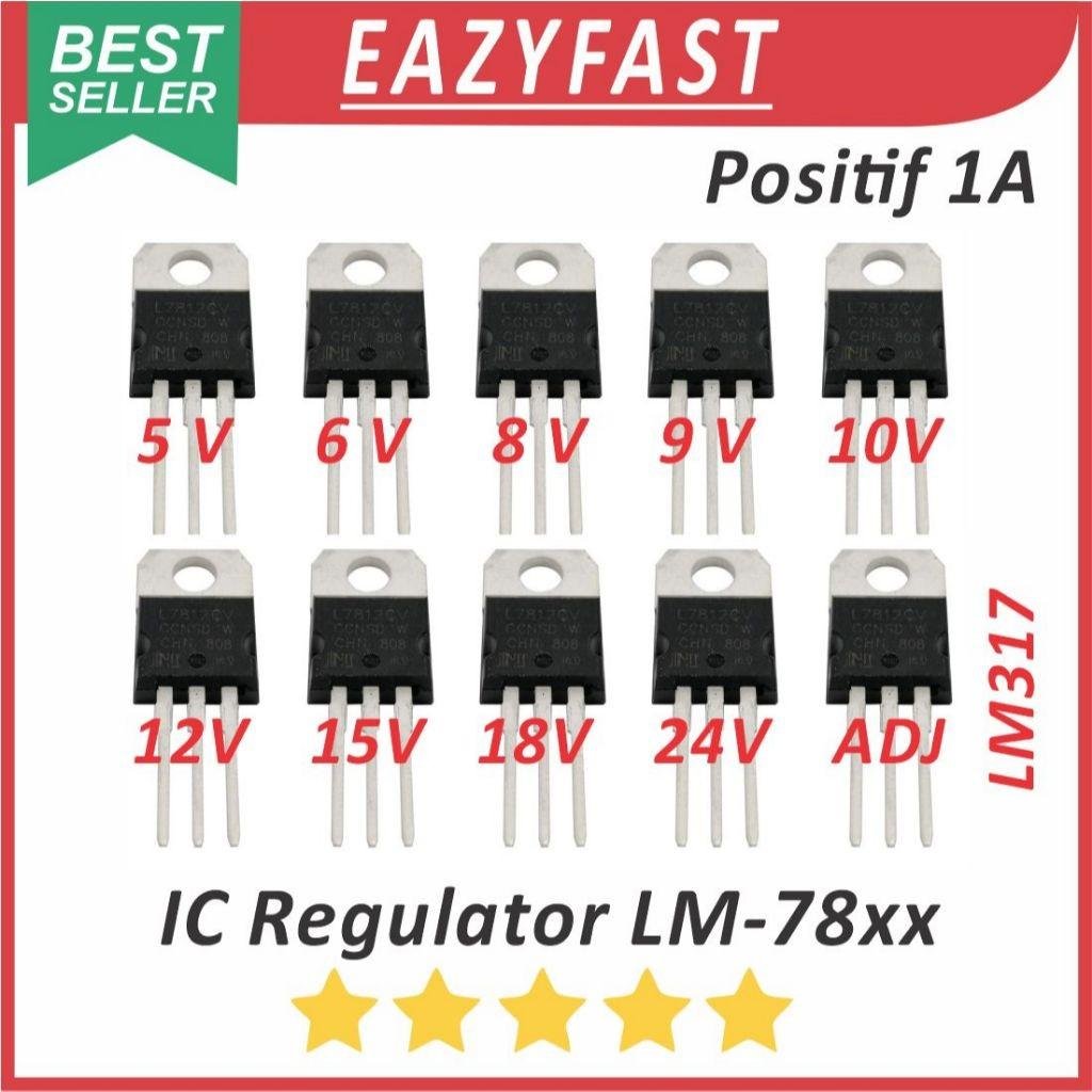 ginee_20260603144207756_4407681336.jpeg IC Chip DC Voltage Regulator LM 78XX 7805 7806 7808 7809 7810 7812 7815 7818 7824 5V 6V 9V 12V 24V 5 6 9 12 24 V Volt - Image 1