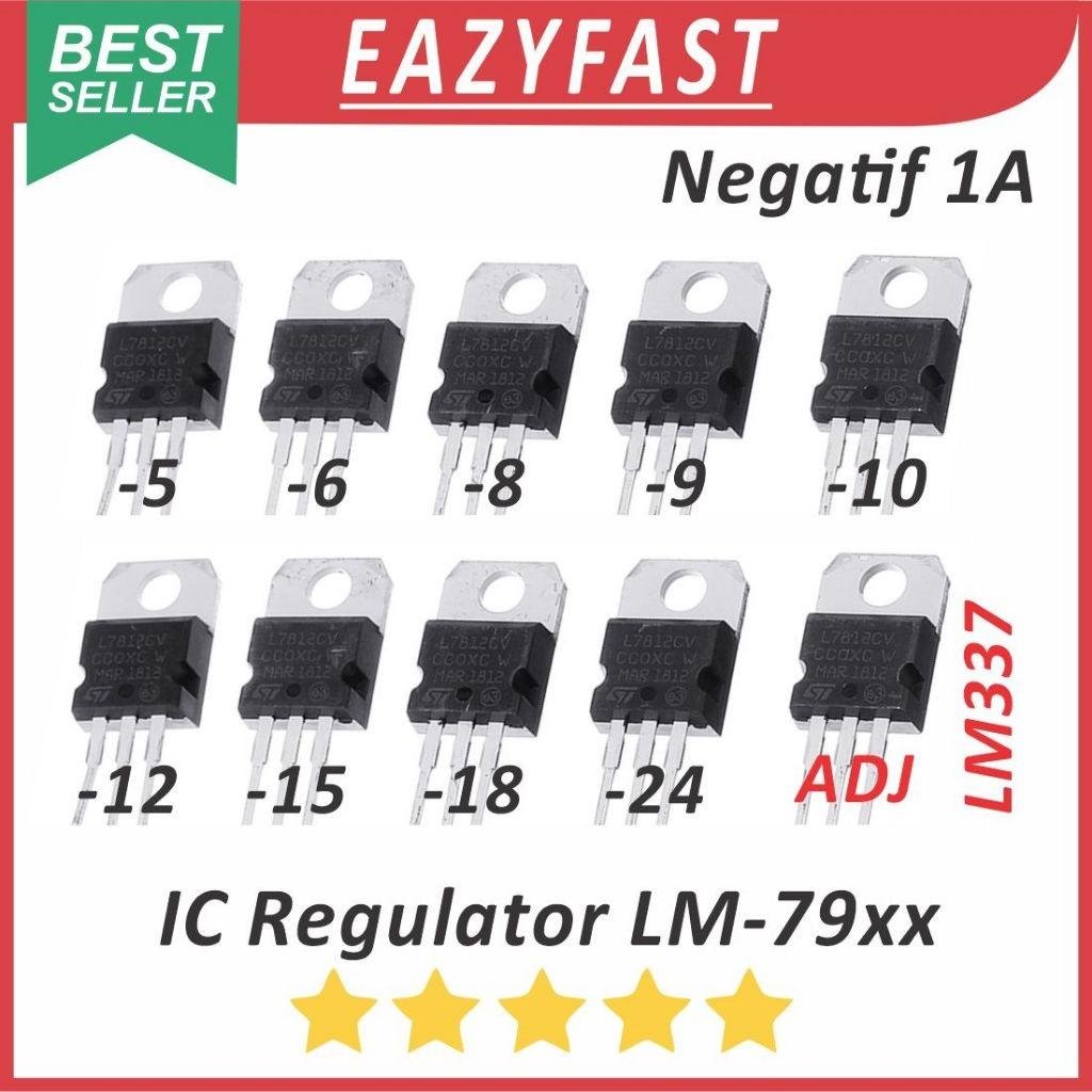 ginee_20260604105046931_9799328731.jpeg IC Chip DC Negative Voltage Regulator LM 79 79XX 7905 7906 7908 7909 7910 7912 7915 7918 7924 5V 6V 9V 12V 24V 5 6 9 12 24 V Volt Negatif - Image 1