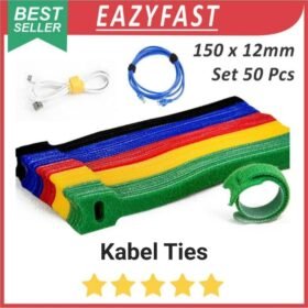 Tali Ikat Kabel Ties Strap Set 50 Pcs Cable Management Organizer